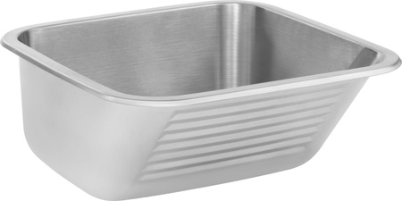 Zlewozmywak gospodarczy 1-komorowy - wpuszczany lub mocowany do ściany satyna stal ZYK 010A