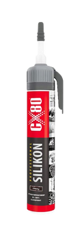CX80 Silikon Czarny Ekologiczny 210g Premium Wysokotemperaturowy