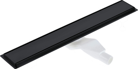 Odpływ liniowy podłogowy 100 cm - Odwracalny nero KOS N10D