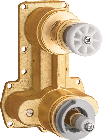 Korpus BOXa podtynkowego termostatycznego z przełącznikiem natrysku mosiądz BXY M44T