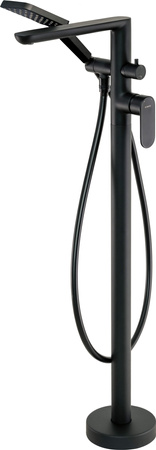 Bateria wannowa wolnostojąca z zestawem prysznicowym nero BGA N17M