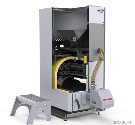 Kocioł z podajnikiem DEFRO Bio Slim 10 kW