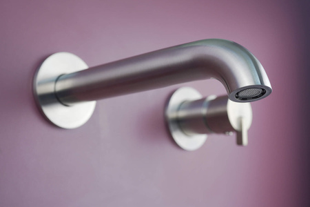 Bateria umywalkowa podtynkowa stała stal Silia BQS F54L