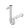 Półsyfon zlewozmywaka rurowy z nakretką 6/4